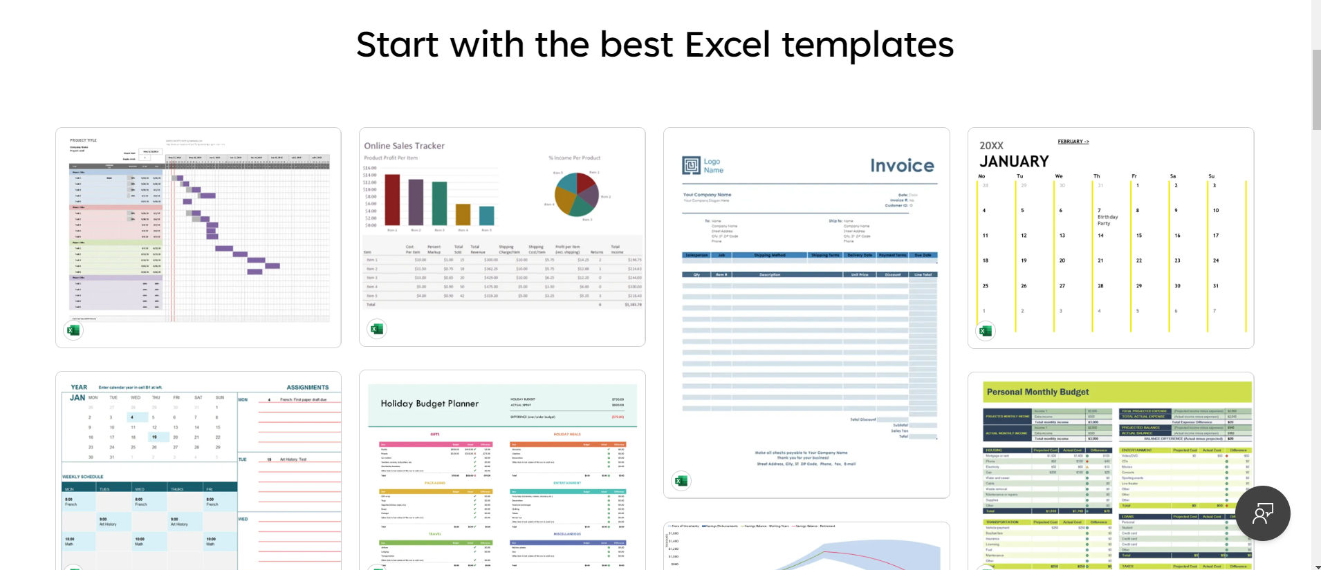 100+ Free Excel Templates A Productivity Booster